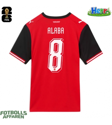 Österrike David Alaba #8 Hemmatröja VM 2026 Kortärmad